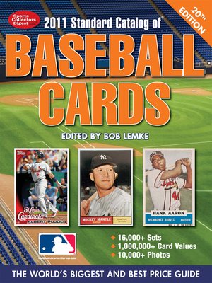 cover image of 2011 Standard Catalog of Baseball Cards